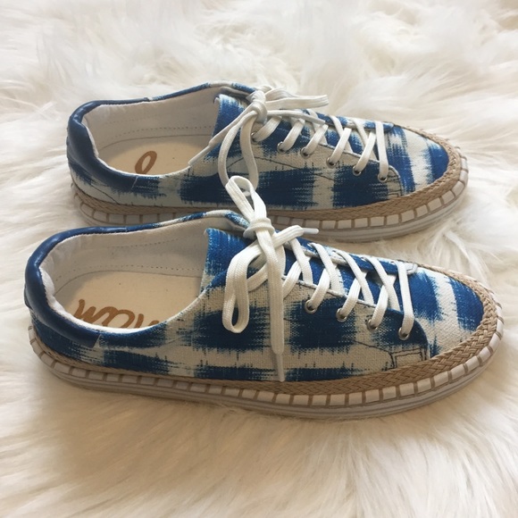 Sam Edelman “Kavi” Tie Dye Espadrille Sneakers - Picture 4 of 5
